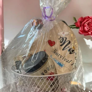 Victory 4 pcs thank you gift basket for Nurses Appreciation gift.